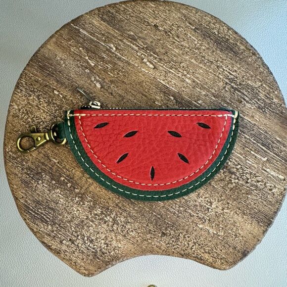 portland leather Accessories - WATERMELON Portland Leather Fruit Pouch NEW Fast Ship Gift
